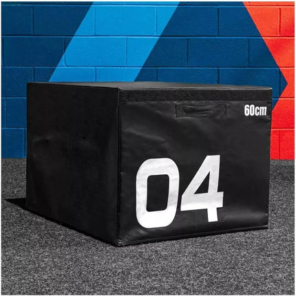 Soft Foam Plyometric Jump Box Set Stackable Gym Fitness Exercise Plyo Boxes