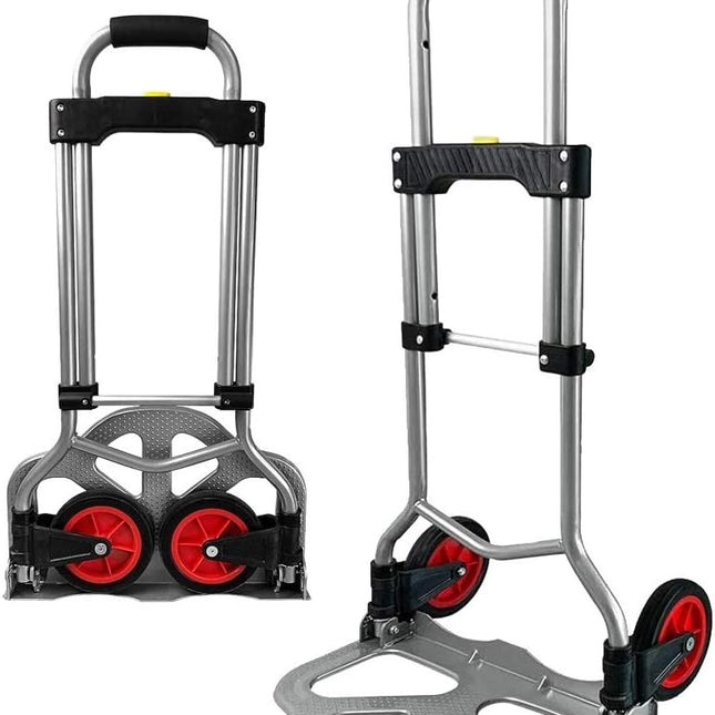 Foldable Hand Sack Truck 70kg Heavy Duty Trolley Cart with Adjustable Handle