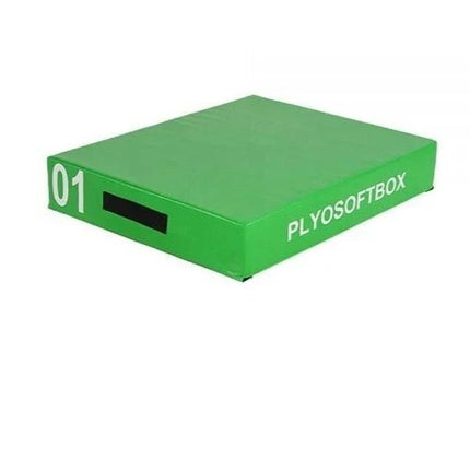 15cm Soft Green Plyometric Jump Box Stackable Foam Gym Fitness Exercise Equipmen