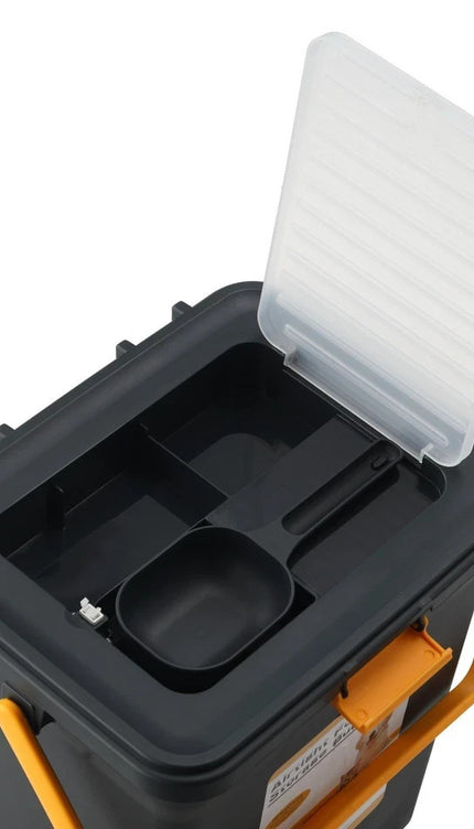 17–23L Pet Food Storage Container – Airtight Dry Food Bin with Scoop