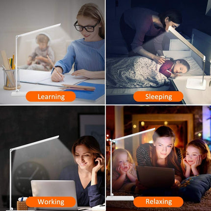 LED Table Desk Lamp – Eye-Caring Light USB Charging 3 Modes Touch Control