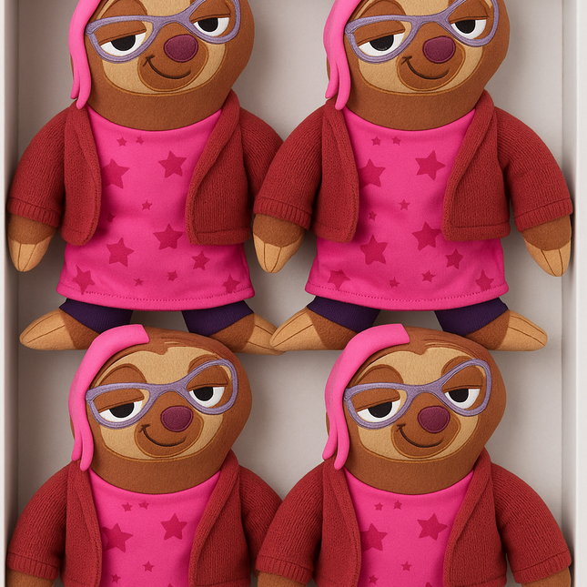 4-Pack Disney Zootopia Priscilla Plush Toys – 26cm
