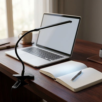 LED Clip Desk Lamp USB Reading Night Light Flexible  Adjustable Study Bed Lamp