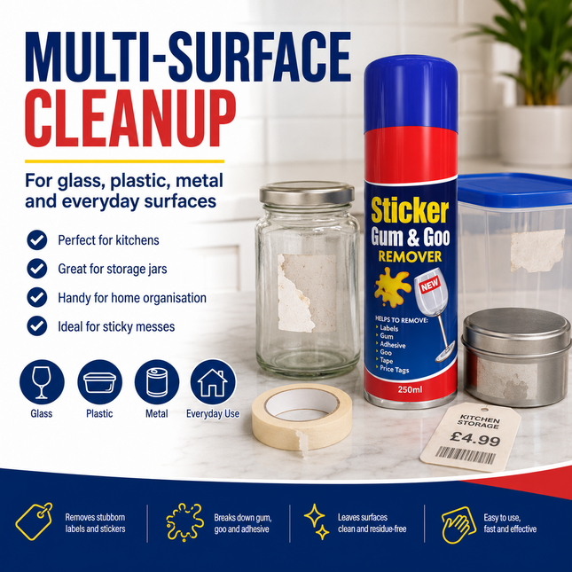 Sticker Remover Spray Gel Label Adhesive Cleaner 250ml