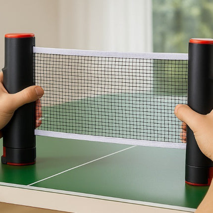 Retractable Table Tennis Net Set Portable Ping Pong Replacement Indoor Game