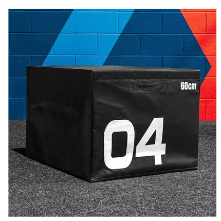 60cm Soft Foam Plyometric Jump Box Stackable Gym Fitness Exercise Equipment