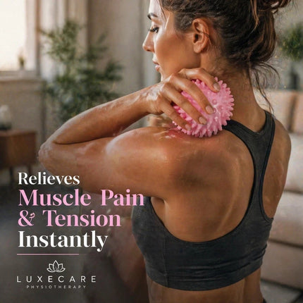 Massage Ball Set Muscle Relieve Pain Recovery & Therapy Lacrosse & Spiky Balls