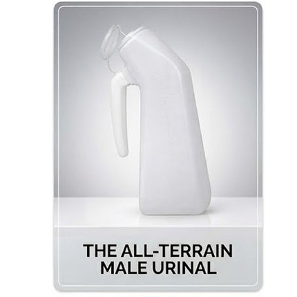 Unisex Urinal Bottle With Lid Funnel 1L Patients Travel Camping Pee Container