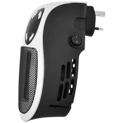 Bush MH-04W Fan Heater With Remote Control 1 Heat Setting Plug In Fan Heater-NEW