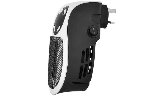 Bush MH-04W Fan Heater With Remote Control 1 Heat Setting Plug In Fan Heater-NEW
