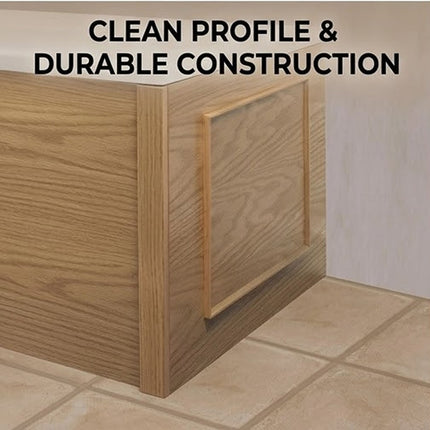 Croydex Kingston End Bath Panel Oak Veneer Suitable For most Bath 660 x 575mm