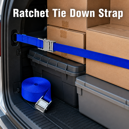 Ratchet Tie Down Strap 5m Heavy Duty Cargo Belt