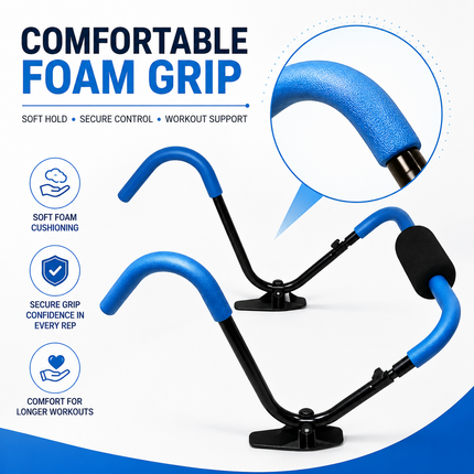 Fitness Ab Trimmer Sit Up Crunch Core Ab Roller Soft Foam Grip Gym Workout