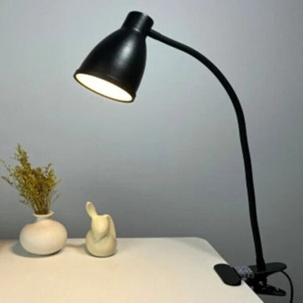 LED Desk Lamp Clip On Reading Light 8W Eye Care Flexible 10 Brightness Levels