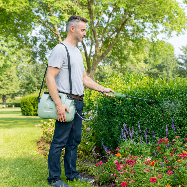 8L Electric Pressure Sprayer Bottle Portable Garden Weed Spray Tank USB Recharge