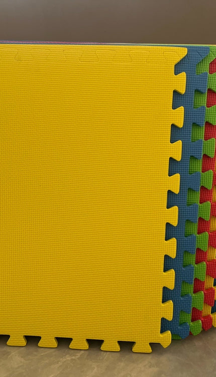 Color Eva Foam Mats Soft Floor Tiles Interlocking Kids Play Gym Exercise 60x60cm
