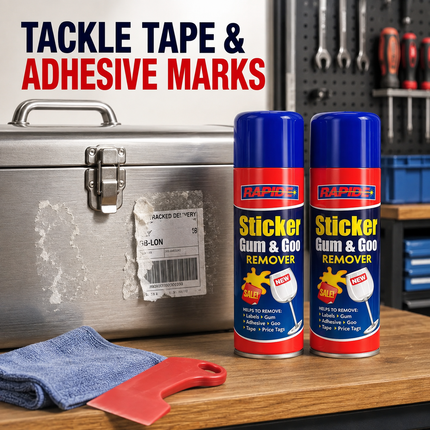 2-Pack Sticker Gum Remover Spray Label Goo Tape Adhesive Price Tag Cleaner 250ml