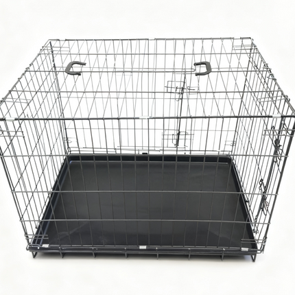 Pet Cage Metal Puppy Training Crate Portable Dog Carrier Suitable for Cats & Dog
