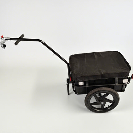 Bike Cargo Trailer with Storage Box & Waterproof Cover