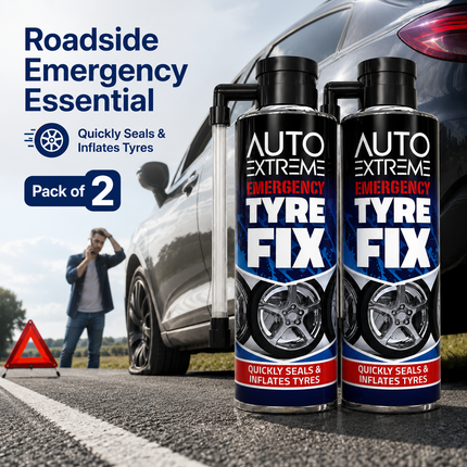 2x Instant Tyre Fix Spray Bicycle Bike Emergency Puncture Repair Sealer 300ml