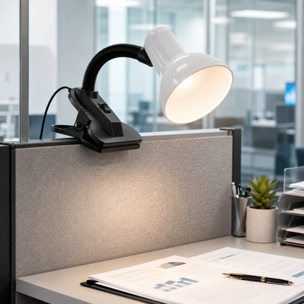 LED Desk Lamp Clip On Adjustable Office Bed Study Table Clamp Reading Light