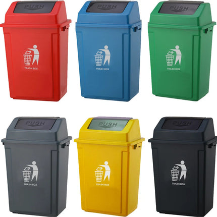 Large Swing Lid Recycling Bin for Kitchen & Home