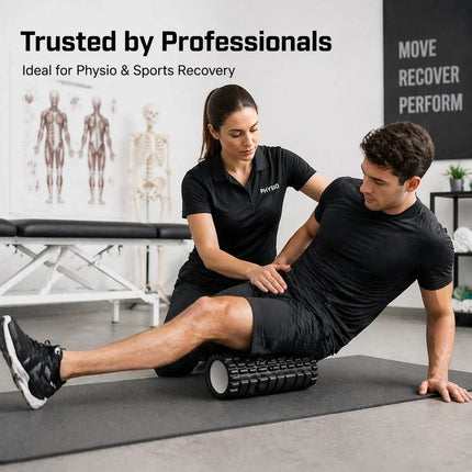 Foam Fitness Roller Adults Deep Tissue Massage Grid Muscle Trigger Point Muscles