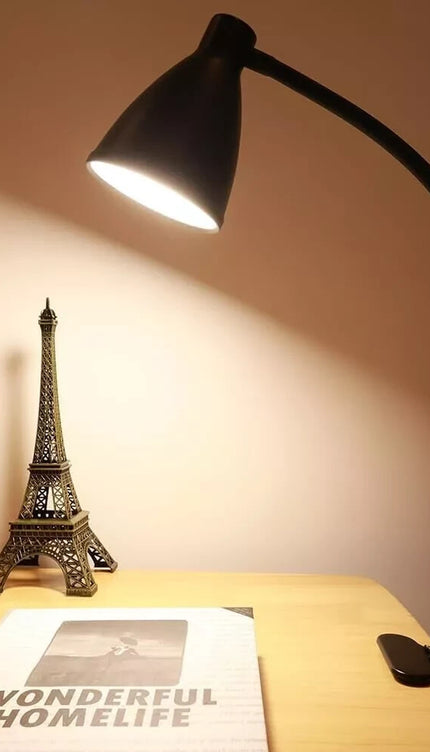 LED Clip Reading Lamp with Flexible Neck & 10 Brightness Levels