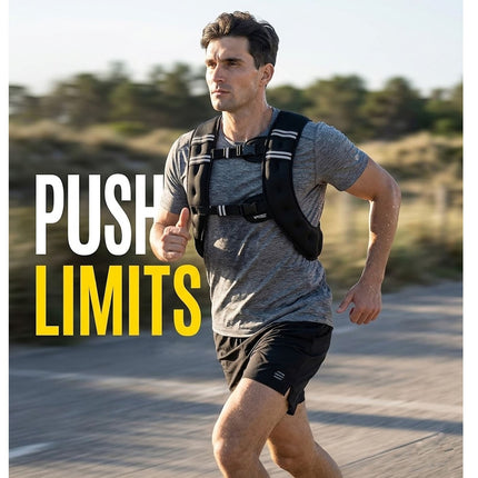 5kg Weighted Vest Adults Fitness Training Walking Running Jogging Gym Workout