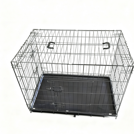 Pet Cage Metal Puppy Training Crate Portable Dog Carrier Suitable for Cats & Dog