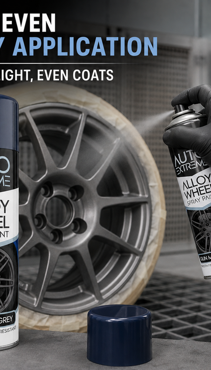 2x AX Gun Metal Grey Alloy Wheel Spray Paint 300ml Smooth Finish Fade Resistant