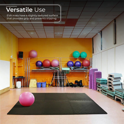 EVA Interlocking Foam Floor Mats 60x60cm for Gym & Exercise