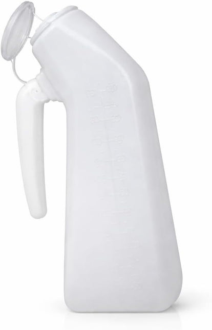 Male Urinal Bottle 1L Leak Proof Elderly & Medical Use Urine Container With Lid