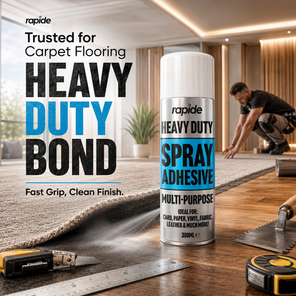 Glue Adhesive Spray 300ml Carpet Flooring Fabric Craft Bonding