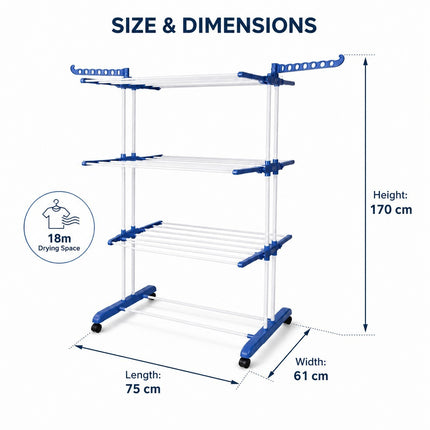 4 Tier Clothes Drying Rack