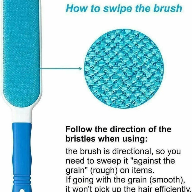 Reusable Pet Dog Cat Hair Remover Sofa Clothes Lint Cleaning Brush Fur Remover