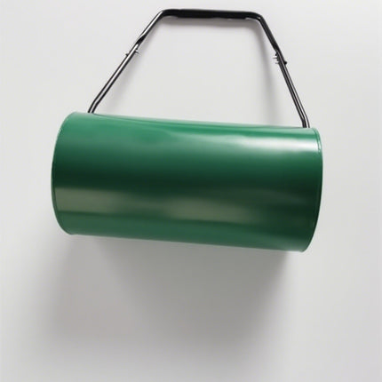 60L Garden Lawn Roller H Duty Water Sand Filled Steel Manual Push Rolling Drum