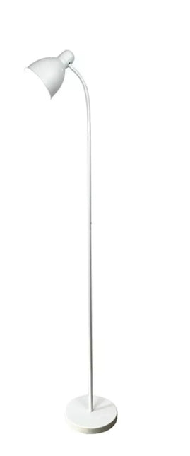 Adjustable Metal Floor Lamp with Standing Neck & Base  Reading Work Home Light