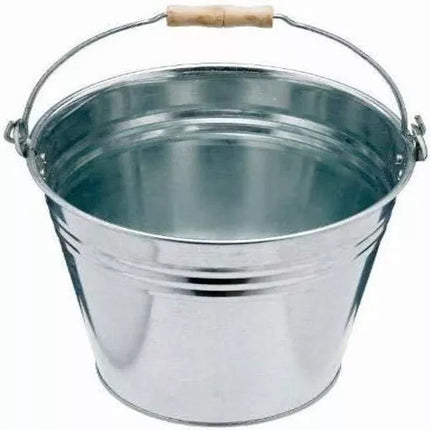 18L Galvanised Metal Bucket