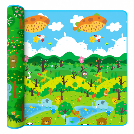 Large Baby Play Mat Kids Double Sided Crawl Educational Picnic Carpet 200x180cm
