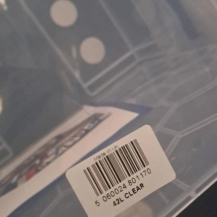 42L Clear Storage Box with Lid