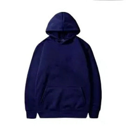 M/W Hoodies Pullover Hooded Fleece Sweatshirt Top Jacket Plain Coat Warm Jumper