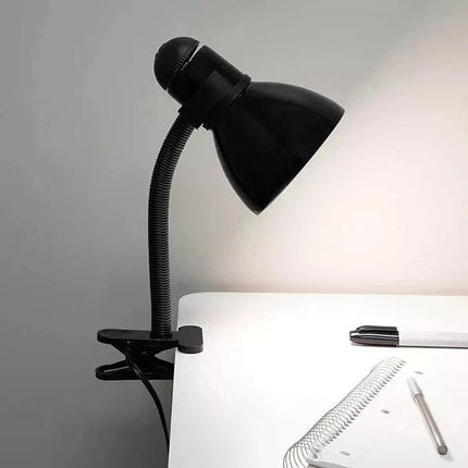 LED Desk Lamp Clip On Adjustable Office Study Table Clamp Reading Light Black