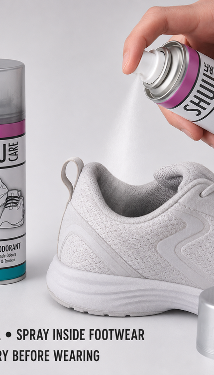 2x Shoe Boot Deodorant Spray Odour Remover Footwear Freshener Neutraliser 250ml