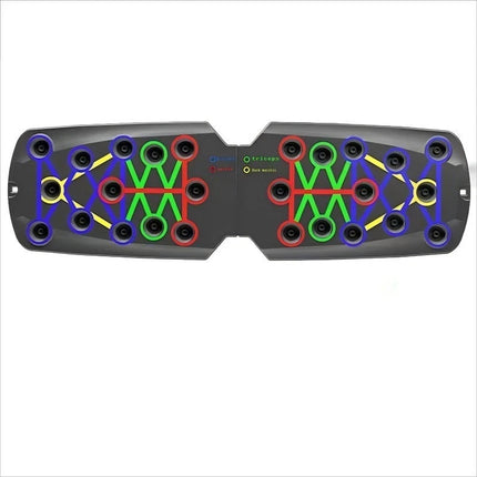 Foldable 14 in 1 Push Up Board Fitness Workout Train Gym Muscle Exercise Press