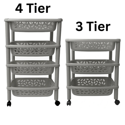 3/4 Tier Grocery Storage Trolley