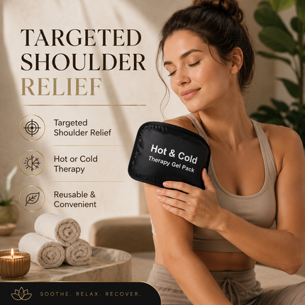 Hot Cold Gel Pack Reusable Pain Relief Knee Shoulder Lower Back Therapy MEDIUM
