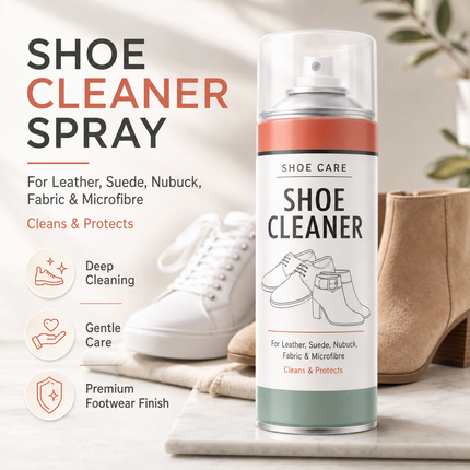 Shoe Cleaner Spray 250ml For Leather Suede Nubuck Trainer