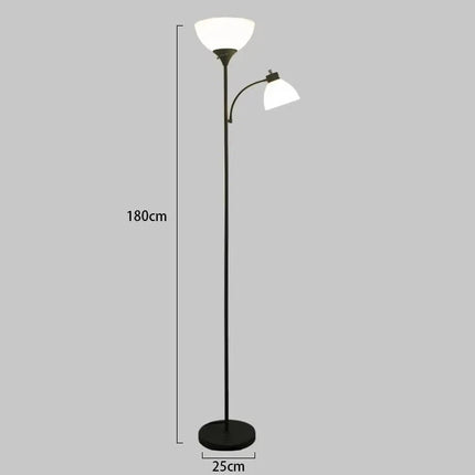 Sky Dome Floor Lamp with Reading Light Tall Standing Lamp for Living Room Study