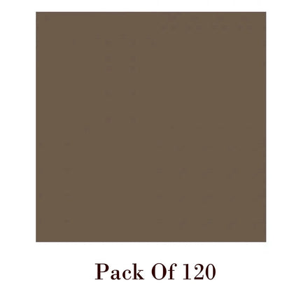 Napkins Pack Of 120 Chestnut Organic Airalid Square Shape Soft Tissues 40x40cm